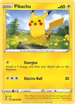 Pikachu (Evolving Skies 49/203)