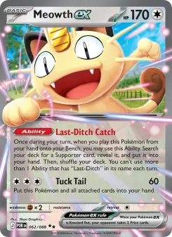 Meowth ex (Perfect Order 062/88)
