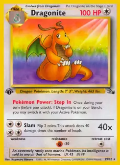 Dragonite (Fossil 19/62)