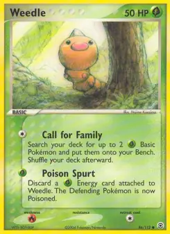 Weedle (FireRed & LeafGreen 86/112)