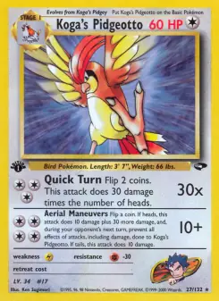 Koga's Pidgeotto (Gym Challenge 27/132)