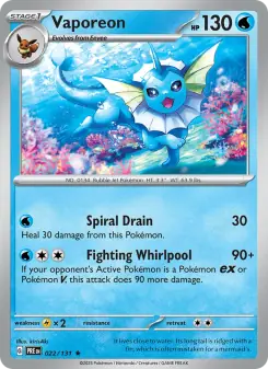 Vaporeon (Prismatic Evolutions 022/131)