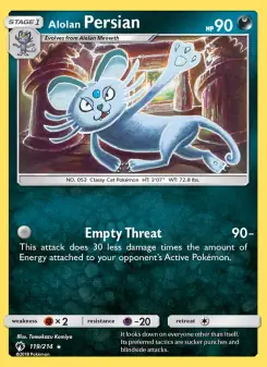 Alolan Persian (Lost Thunder 119/214)