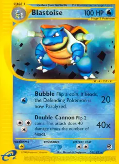 Blastoise (Expedition Base Set 36/165)