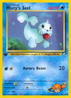 Misty's Seel (Gym Heroes 88/132)