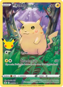 Pikachu (Celebrations 5/25)