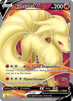 Ninetales V (Rebel Clash 177/192)