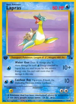 Lapras (Fossil 25/62)