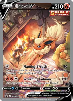 Flareon V (SWSH Black Star Promos SWSH179)