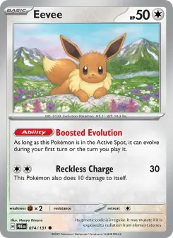 Eevee (Prismatic Evolutions 074/131)