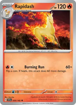 Rapidash (Stellar Crown 020/142)