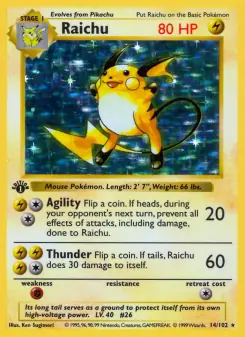 Raichu (Base Set 14/102)