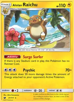 Alolan Raichu (Crimson Invasion 31/111)