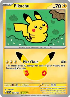 Pikachu (30th Celebration 034/128)