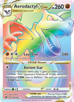 Aerodactyl VSTAR (Lost Origin 199/196)