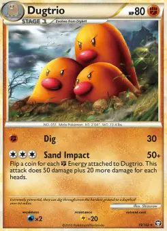 Dugtrio (Triumphant 19/102)