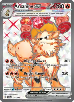 Arcanine ex (Scarlet & Violet 224/198)