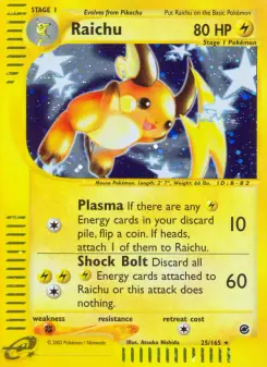 Raichu (Expedition Base Set 25/165)