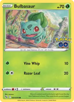 Bulbasaur (Pokémon GO 001/78)