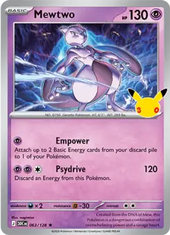 Mewtwo (30th Celebration 063/128)