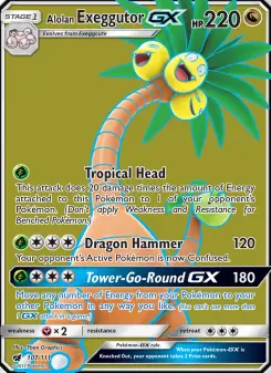 Alolan Exeggutor GX (Crimson Invasion 107/111)