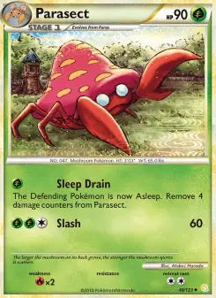 Parasect (HeartGold SoulSilver 48/123)