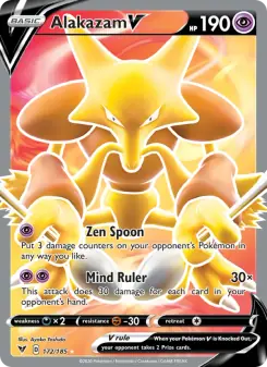 Alakazam V (Vivid Voltage 172/185)