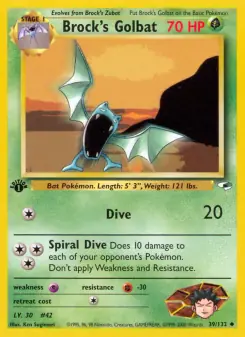 Brock's Golbat (Gym Heroes 39/132)