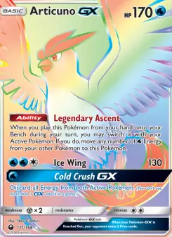 Articuno GX (Celestial Storm 171/168)