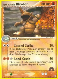 Team Magma's Rhydon (Team Magma vs Team Aqua 22/95)