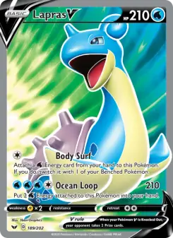 Lapras V (Sword & Shield 189/202)