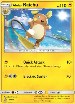 Alolan Raichu (SM Black Star Promos SM65)