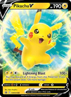 Pikachu V (SWSH Black Star Promos SWSH198)