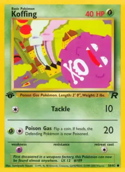 Koffing (Team Rocket 58/82)