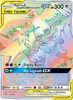 Moltres & Zapdos & Articuno GX (Hidden Fates 69/68)
