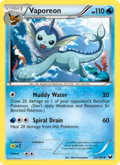 Vaporeon (Dark Explorers 25/108)