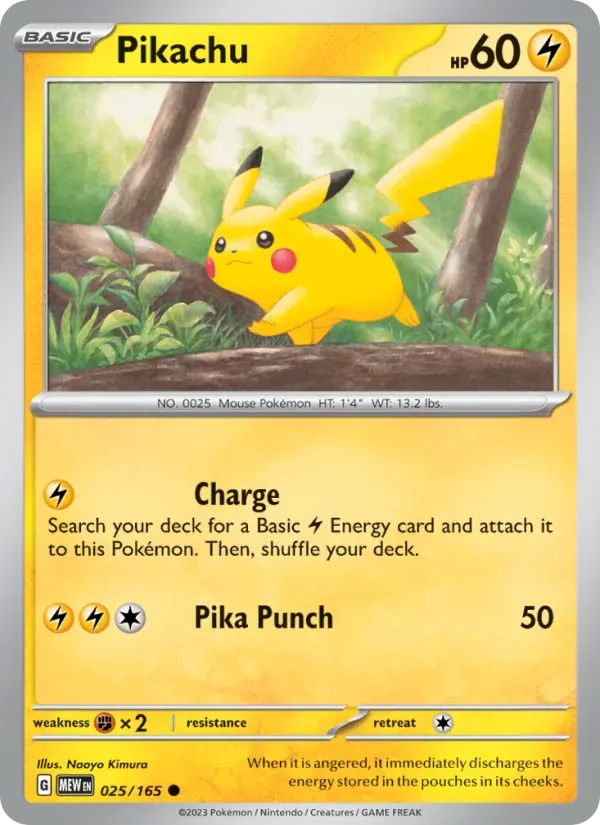 Pikachu (151 025/165)