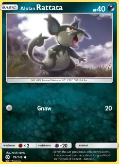 Alolan Rattata (Sun & Moon 76/149)