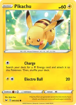 Pikachu (Sword & Shield 65/202)