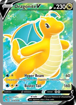 Dragonite V (Pokémon GO 076/78)
