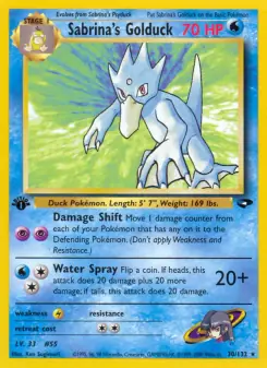 Sabrina's Golduck (Gym Challenge 30/132)