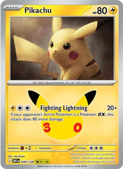 Pikachu (30th Celebration 049/128)
