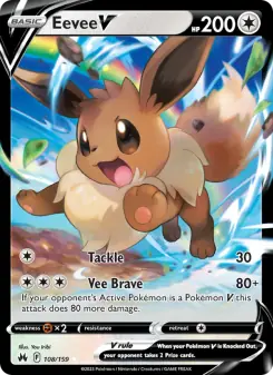 Eevee V (Crown Zenith 108/159)
