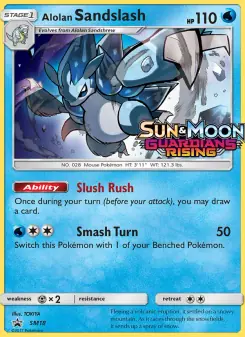 Alolan Sandslash (SM Black Star Promos SM18)