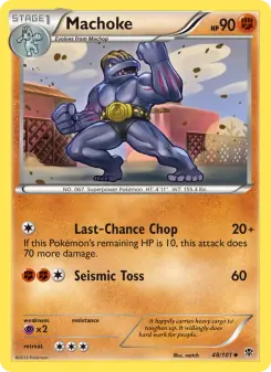 Machoke (Plasma Blast 48/101)