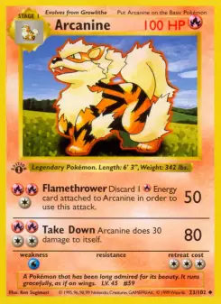 Arcanine (Base Set 23/102)