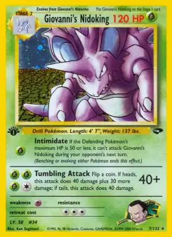 Giovanni's Nidoking (Gym Challenge 7/132)