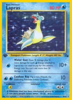 Lapras (Fossil 10/62)
