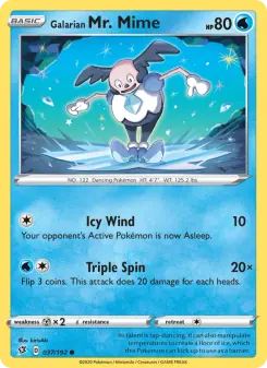 Galarian Mr. Mime (Rebel Clash 37/192)
