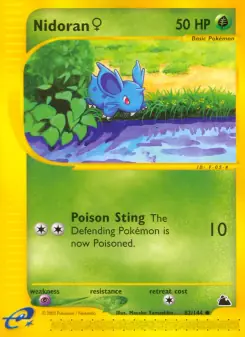 Nidoran ♀ (Skyridge 82/144)